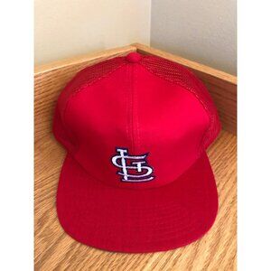 NWT NOS Vintage St. Louis CARDINALS Mesh Snapback Hat Twins Enterprise (c56)